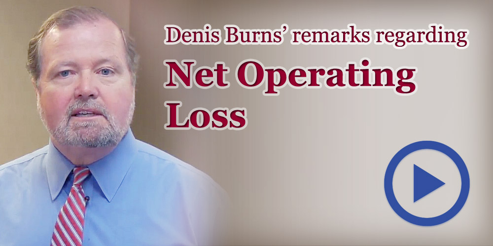 Denis Burns - Net Operating Loss